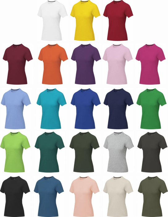 Damski t-shirt Nanaimo z krótkim rękawem